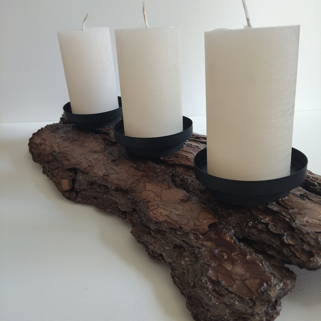 TRIPLE PILLAR CANDLE HOLDER | AURA COLLECTION 002