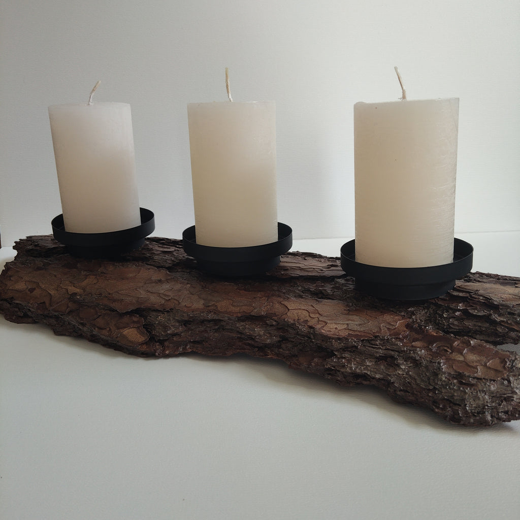 TRIPLE PILLAR CANDLE HOLDER | AURA COLLECTION 002
