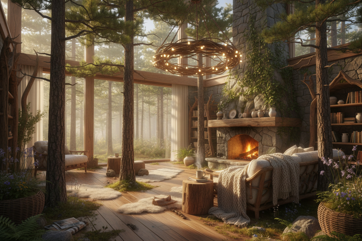 Pine forest into home 1
