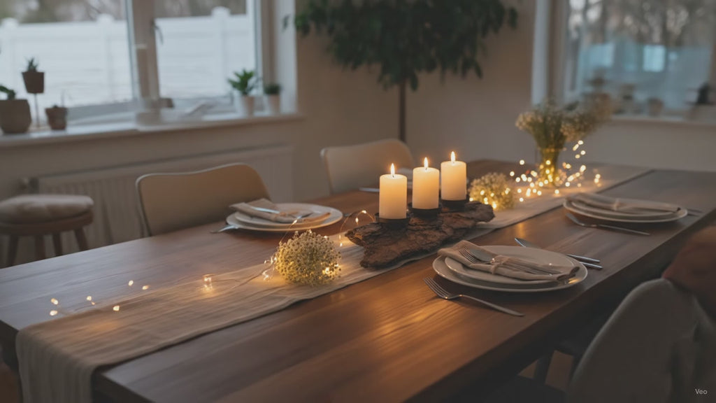 PINE BARK TRIPLE PILLAR CANDLE HOLDER | AURA COLLECTION 002
