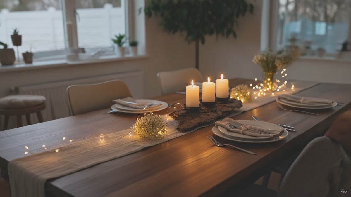 PINE BARK TRIPLE PILLAR CANDLE HOLDER | AURA COLLECTION 002